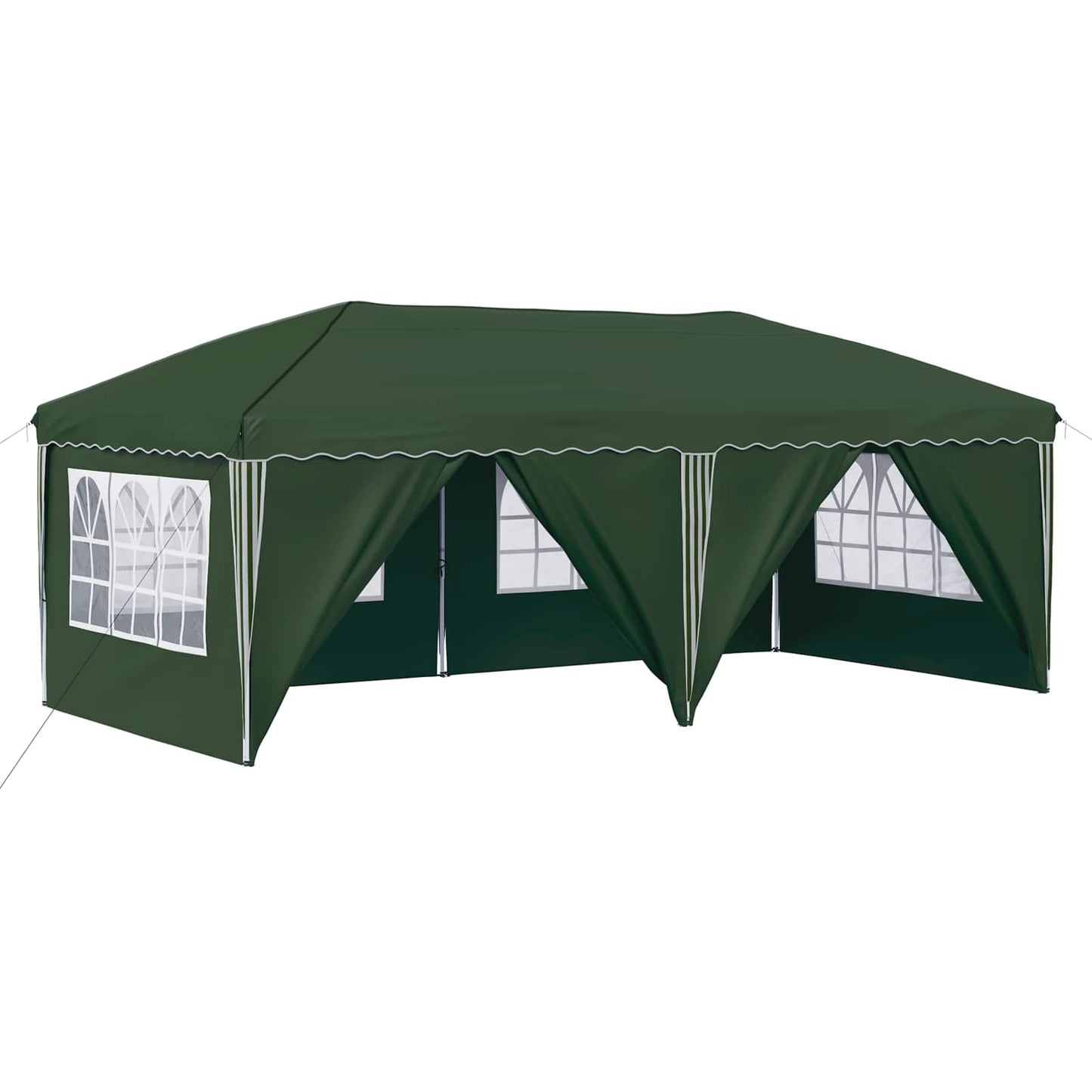 Pop-up Festtelt 575 x 288 x 245 cm Grønn