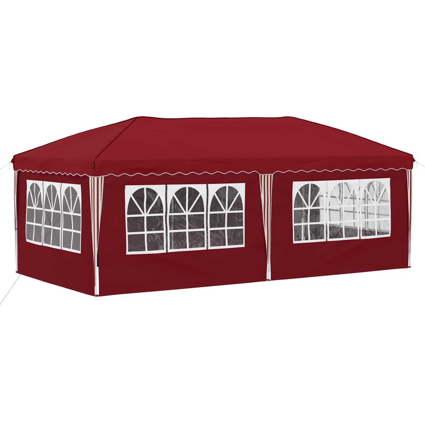 Pop-up Festtelt 575 x 288 x 245 cm Burgunder