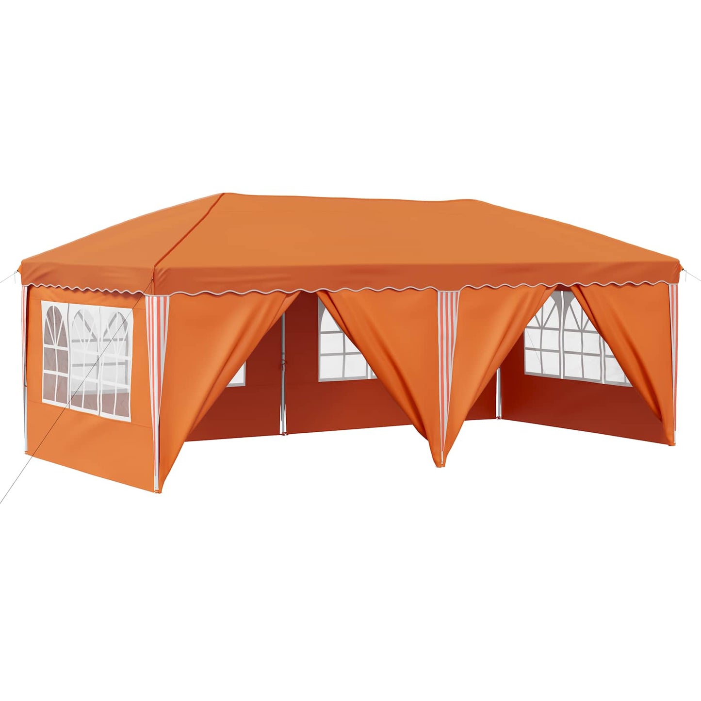 Pop-up Festtelt 575 x 288 x 245 cm Oransje