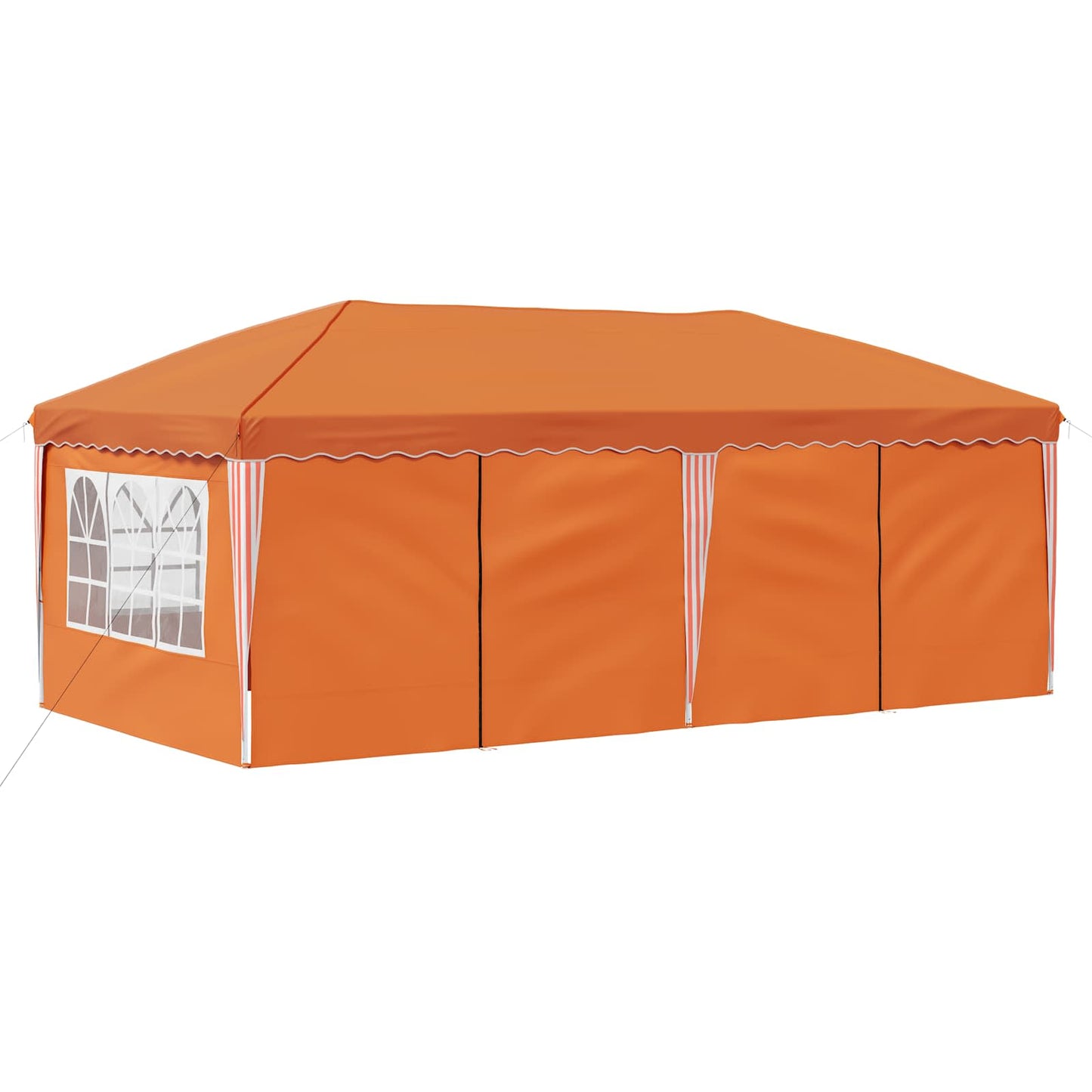 Pop-up Festtelt 575 x 288 x 245 cm Oransje
