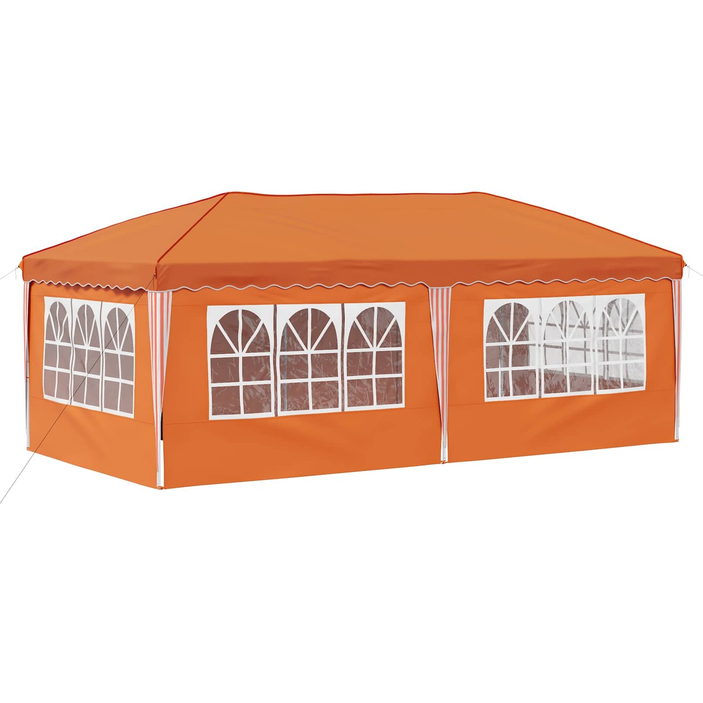 Pop-up Festtelt 575 x 288 x 245 cm Oransje