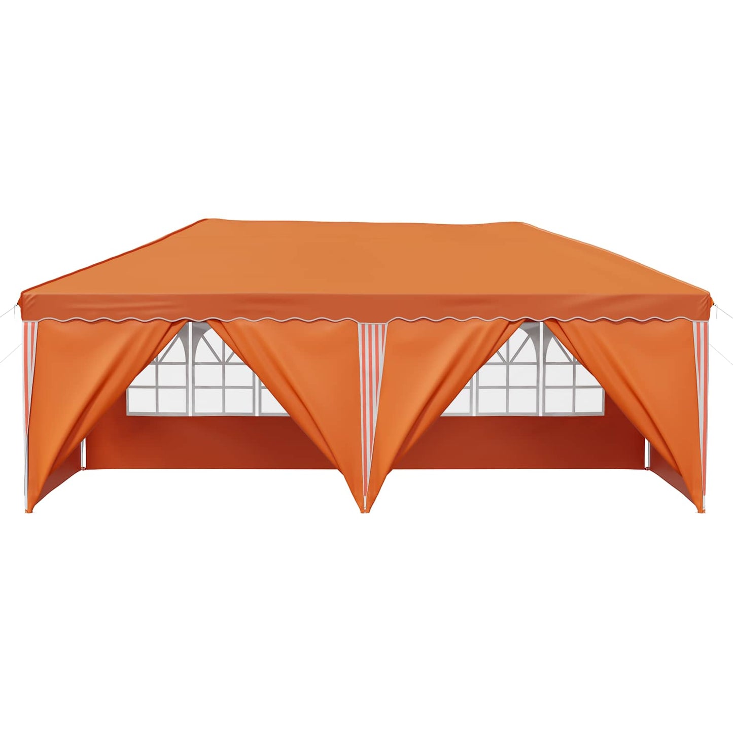 Pop-up Festtelt 575 x 288 x 245 cm Oransje