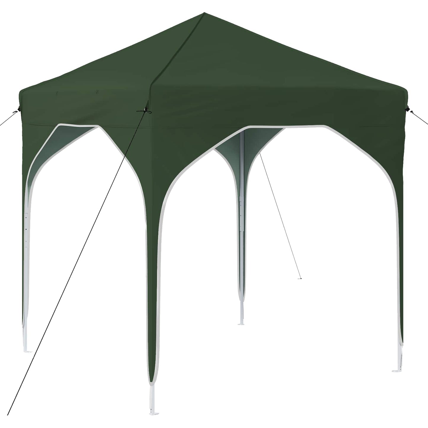Pop-up Festtelt 194 x 194 x 245 cm Grønn