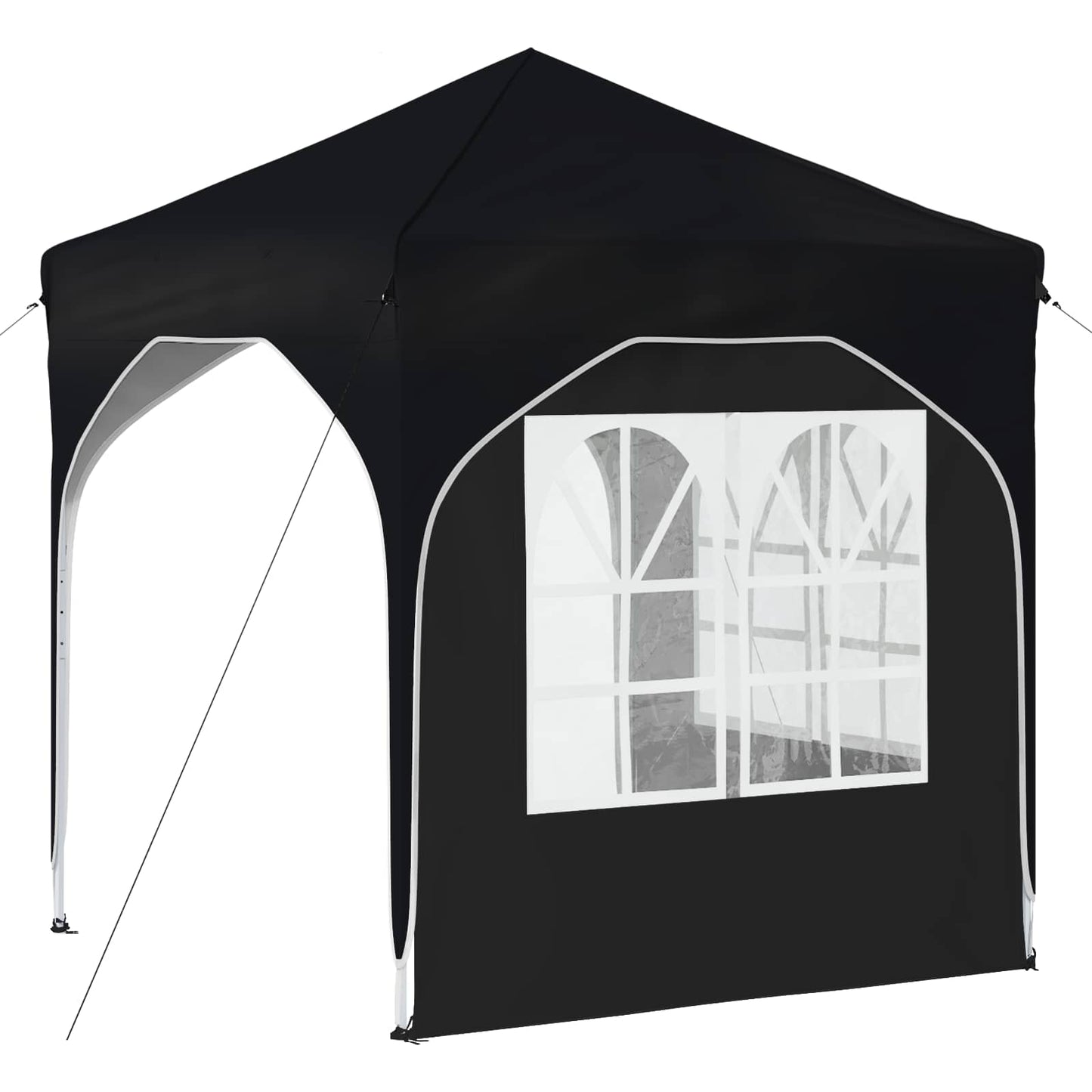 Pop-up Festtelt 192 x 192 x 245 cm Antrasitt