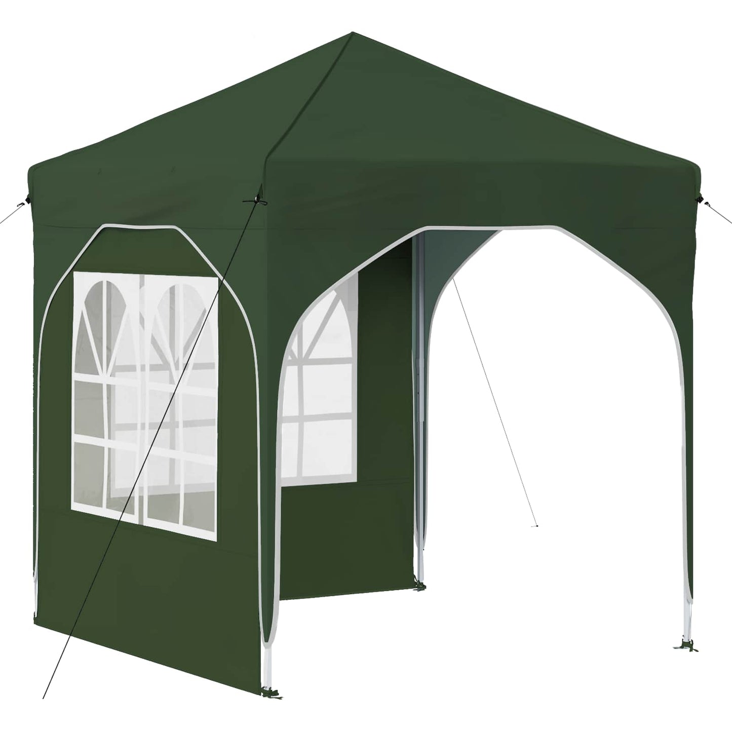 Pop-up Festtelt 192 x 192 x 245 cm Grønn