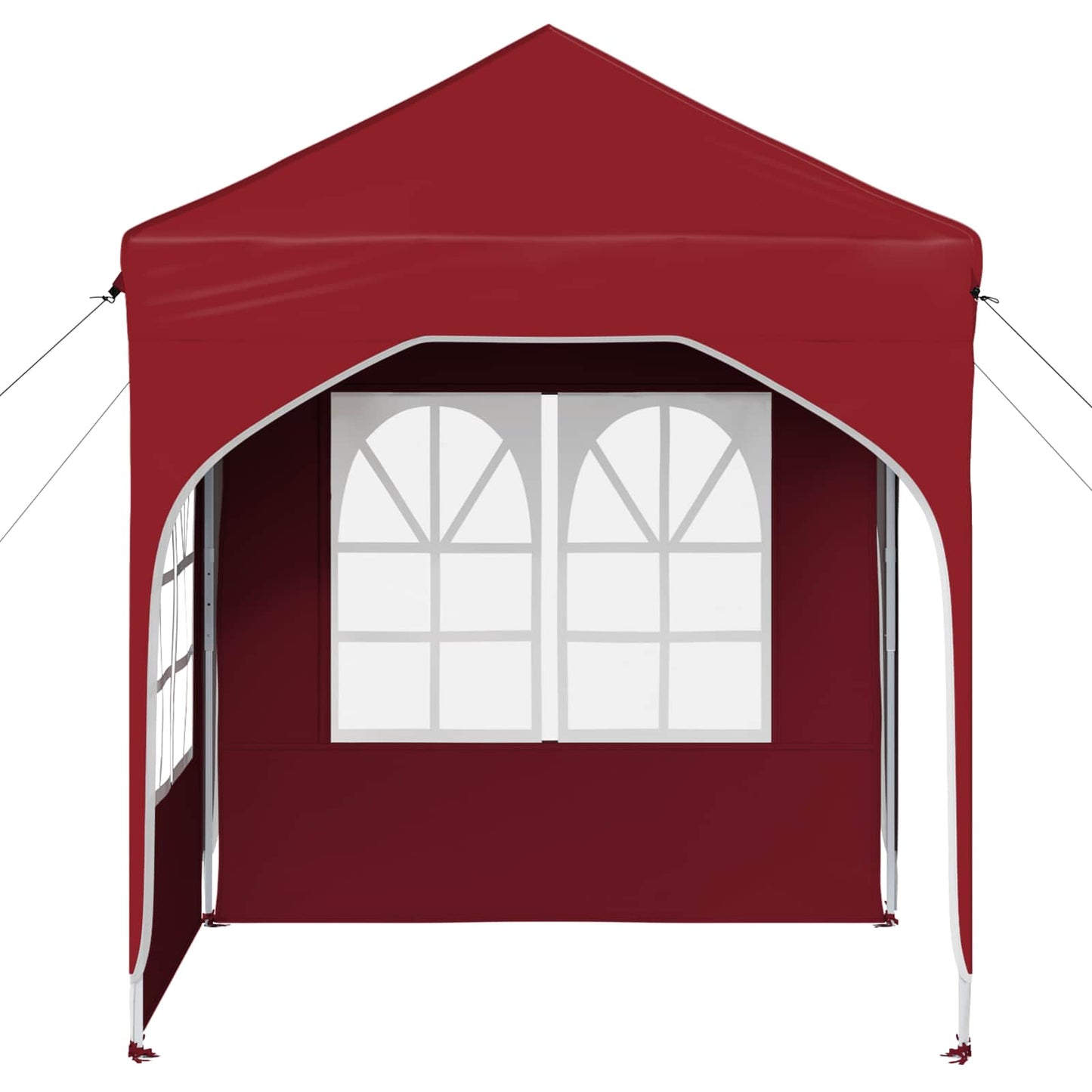 Pop-up Festtelt 192 x 192 x 245 cm Burgunder