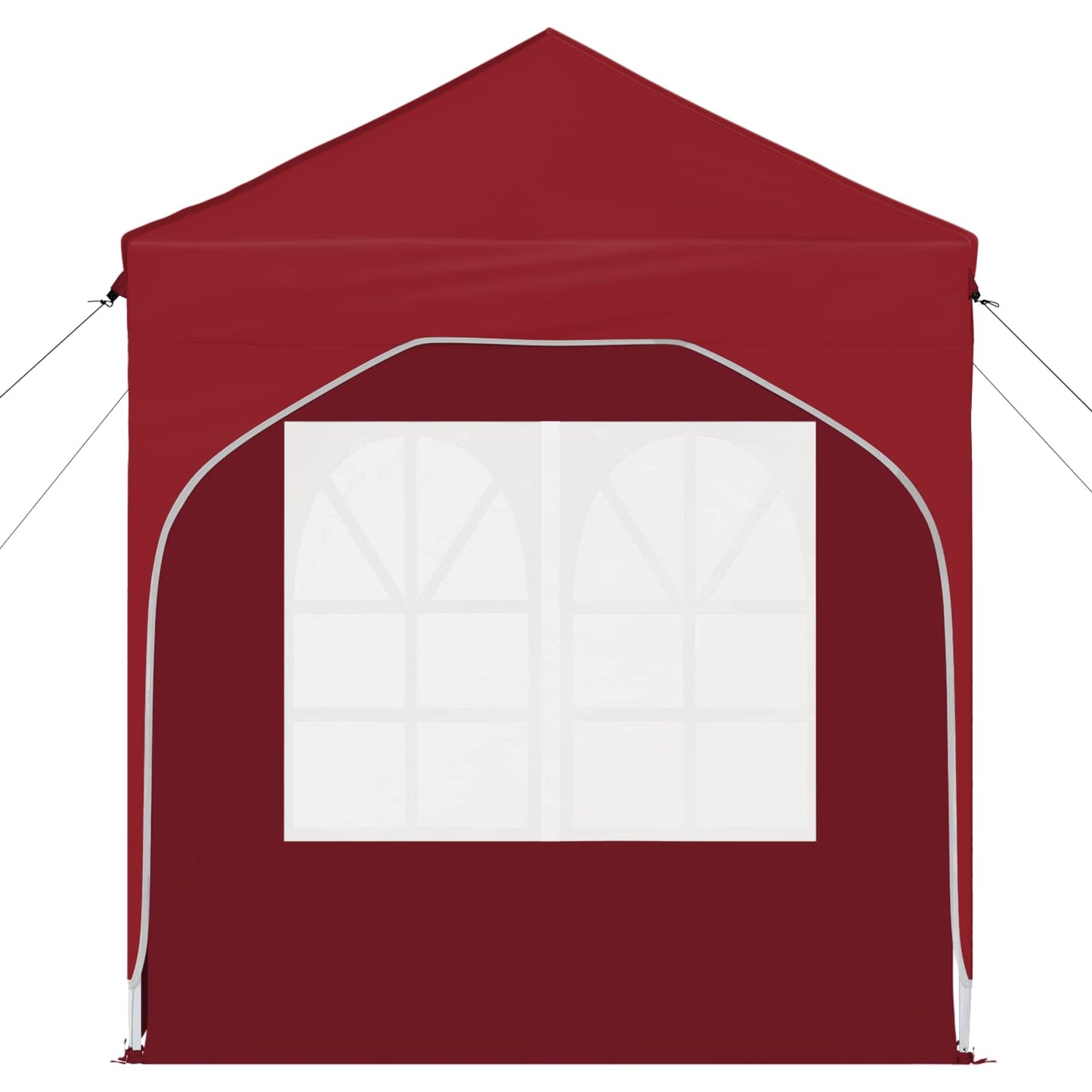 Pop-up Festtelt 192 x 192 x 245 cm Burgunder