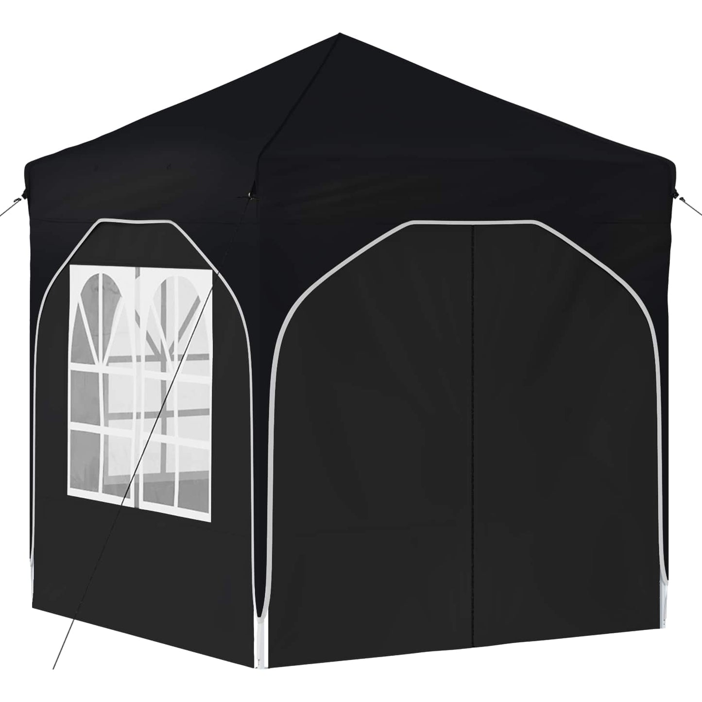 Pop-up Festtelt 192 x 192 x 245 cm Antrasitt