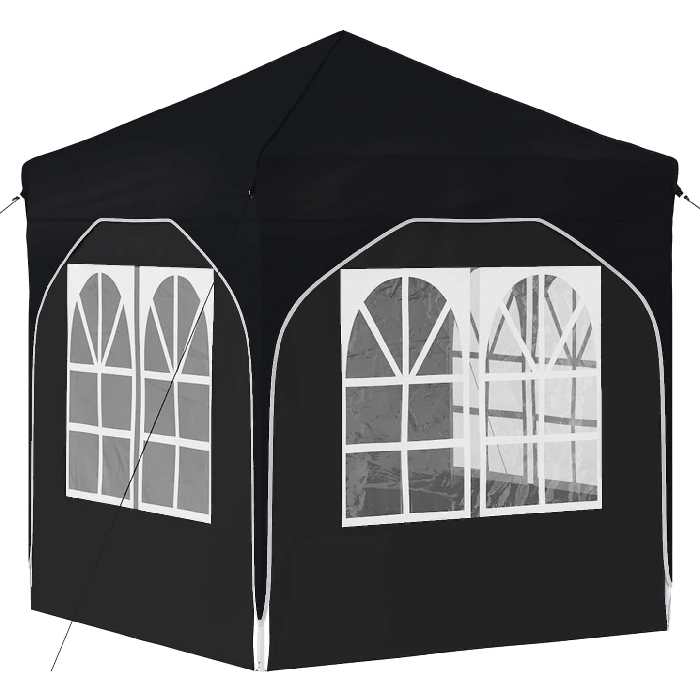 Pop-up Festtelt 192 x 192 x 245 cm Antrasitt