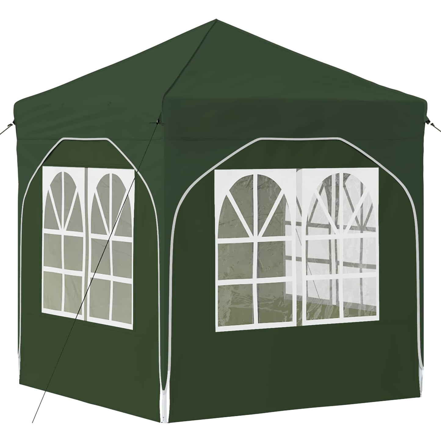 Pop-up Festtelt 192 x 192 x 245 cm Grønn