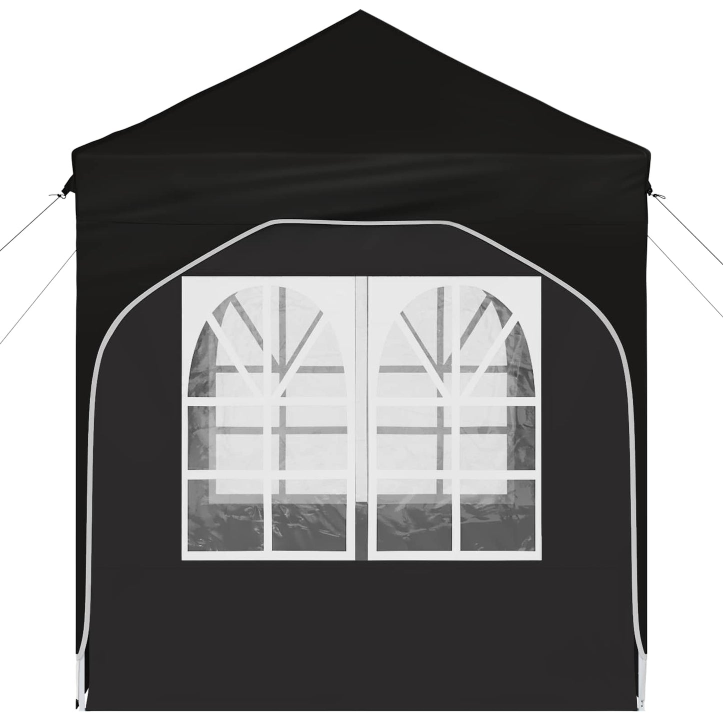 Pop-up Festtelt 192 x 192 x 245 cm Svart