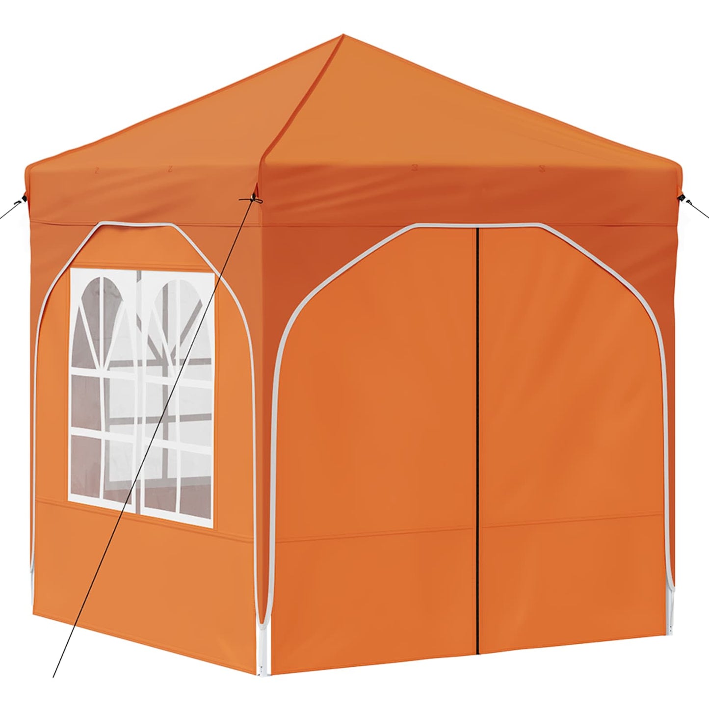 Pop-up Festtelt 192 x 192 x 245 cm Oransje
