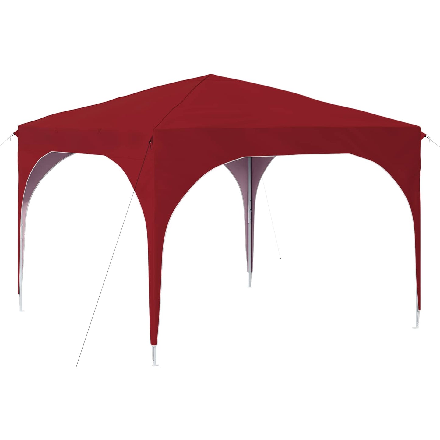 Pop-up Festtelt 290 x 290 x 245 cm Burgunder