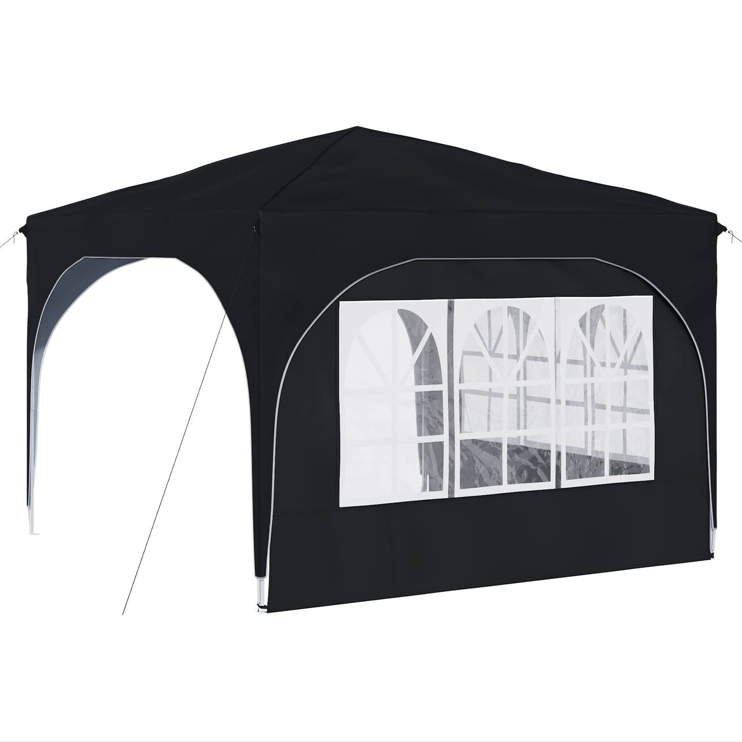 Pop-up Festtelt 290 x 290 x 245 cm Antrasitt