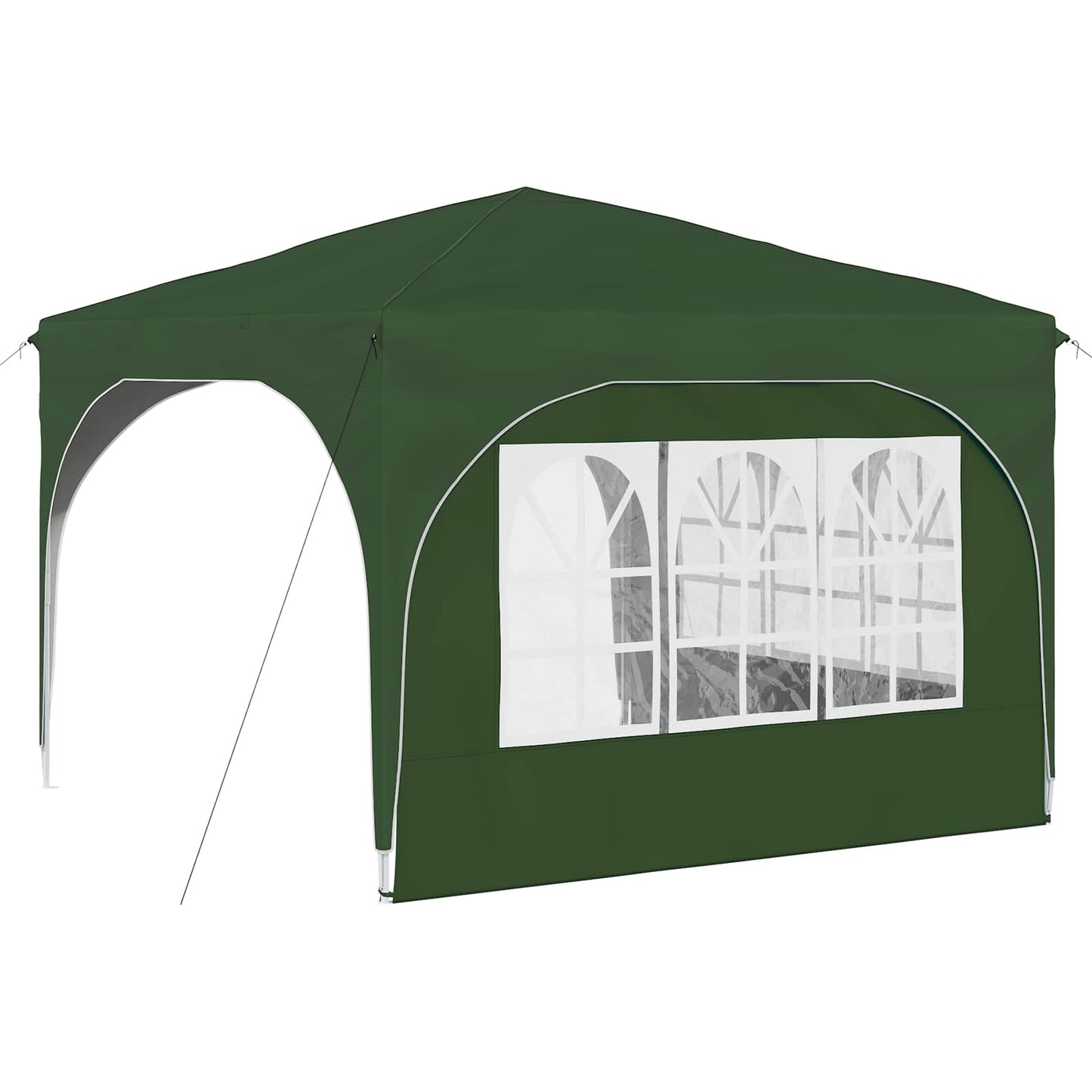 Pop-up Festtelt 290 x 290 x 245 cm Grønn