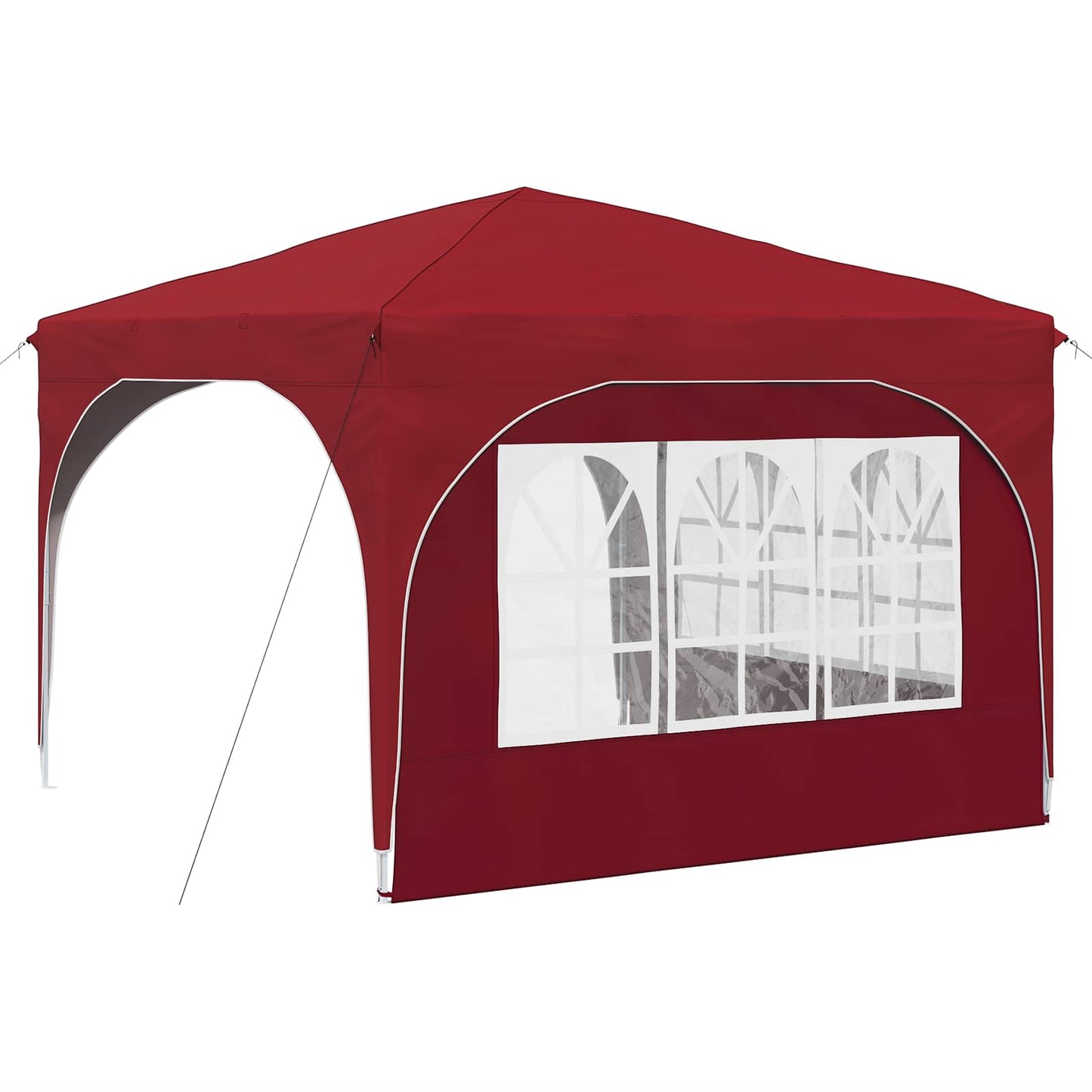 Pop-up Festtelt 290 x 290 x 245 cm Burgunder