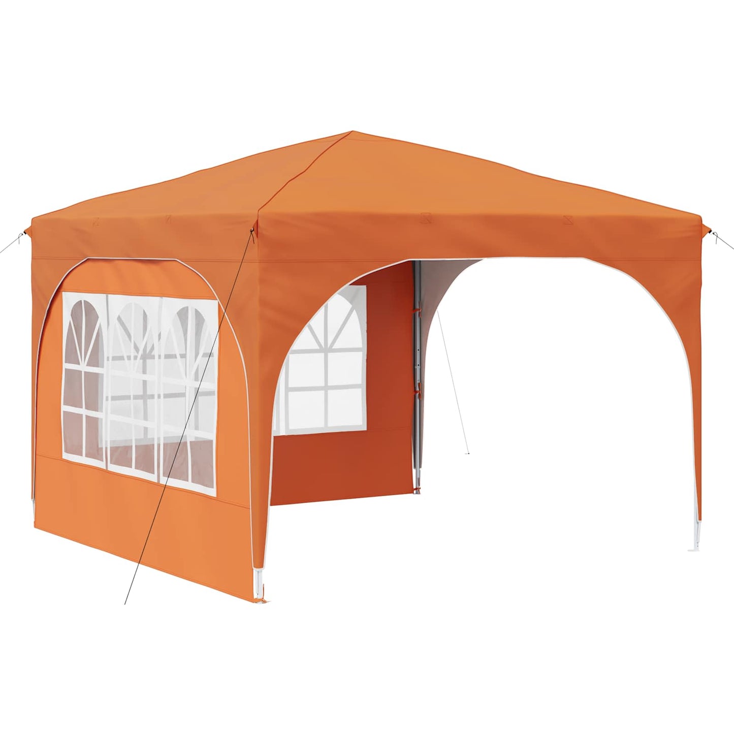 Pop-up Festtelt 290 x 290 x 245 cm Oransje