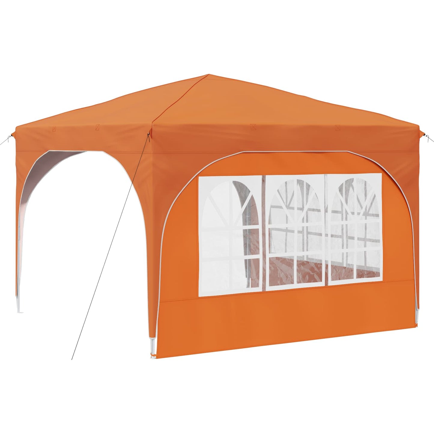 Pop-up Festtelt 290 x 290 x 245 cm Oransje