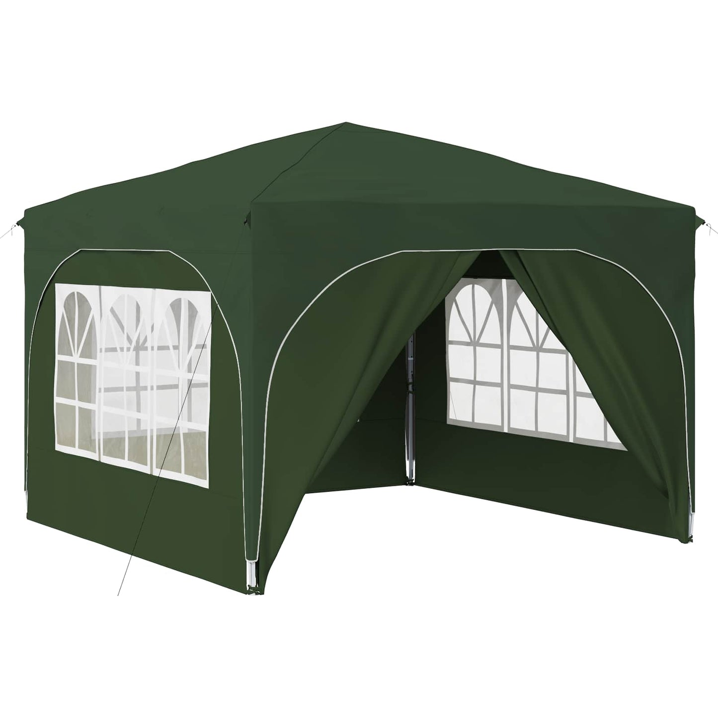 Pop-up Festtelt 290 x 290 x 245 cm Grønn