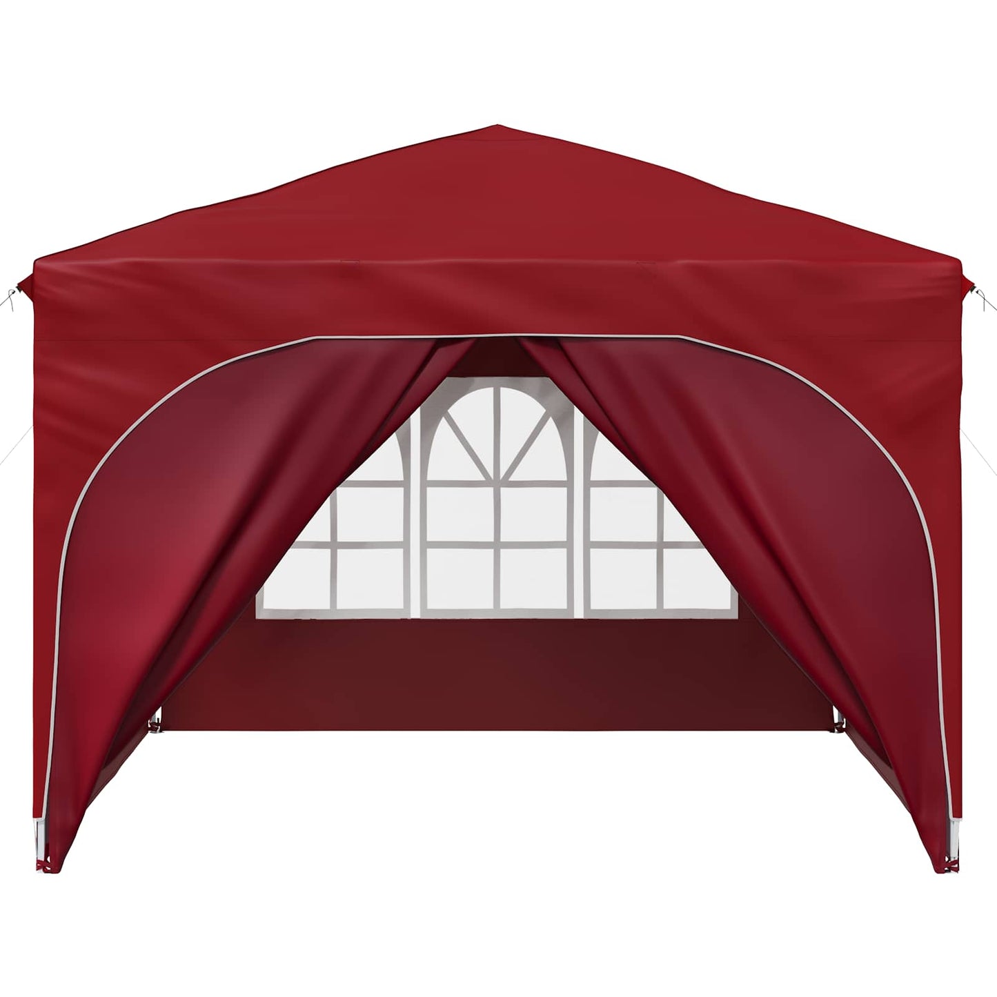 Pop-up Festtelt 290 x 290 x 245 cm Burgunder