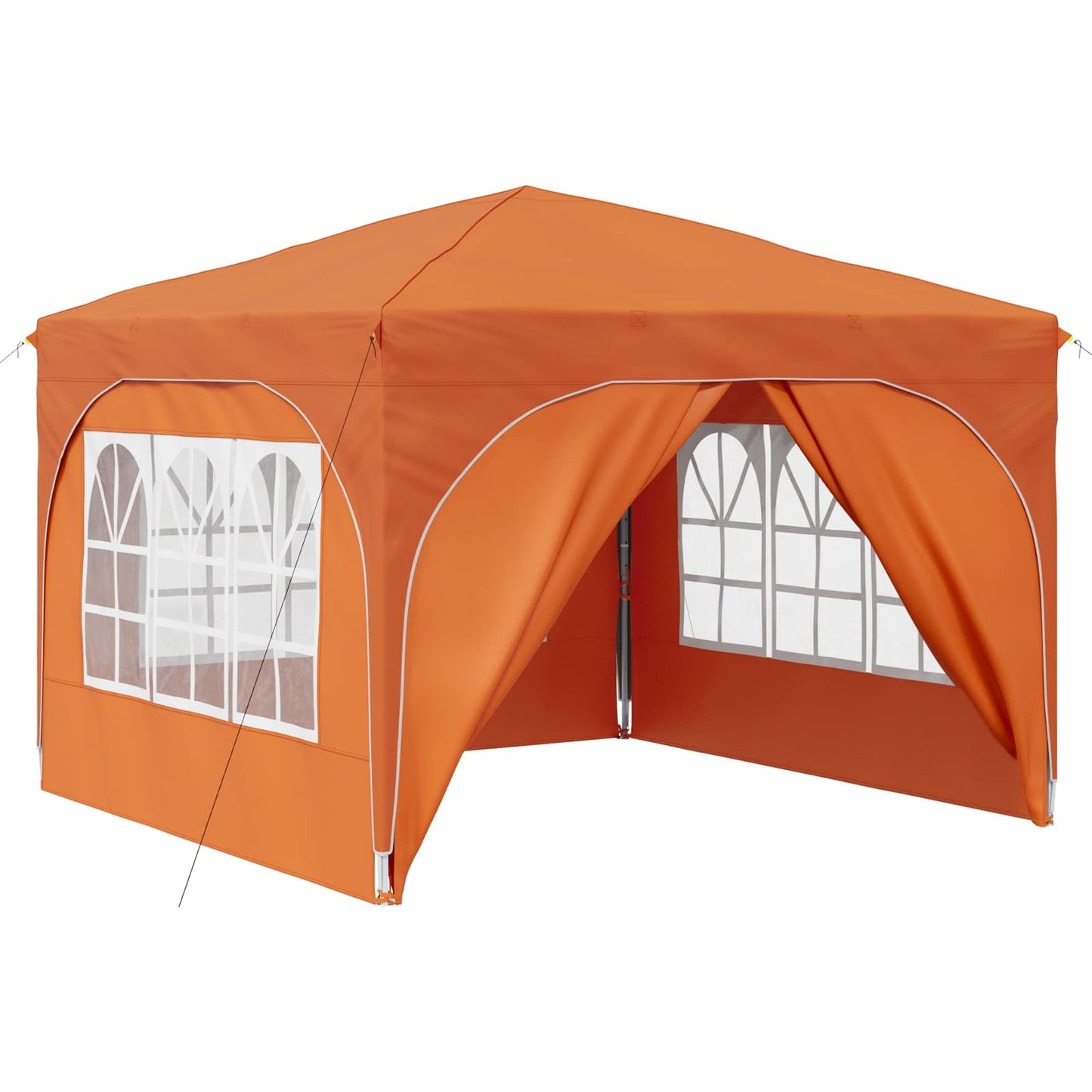 Pop-up Festtelt 290 x 290 x 245 cm Oransje