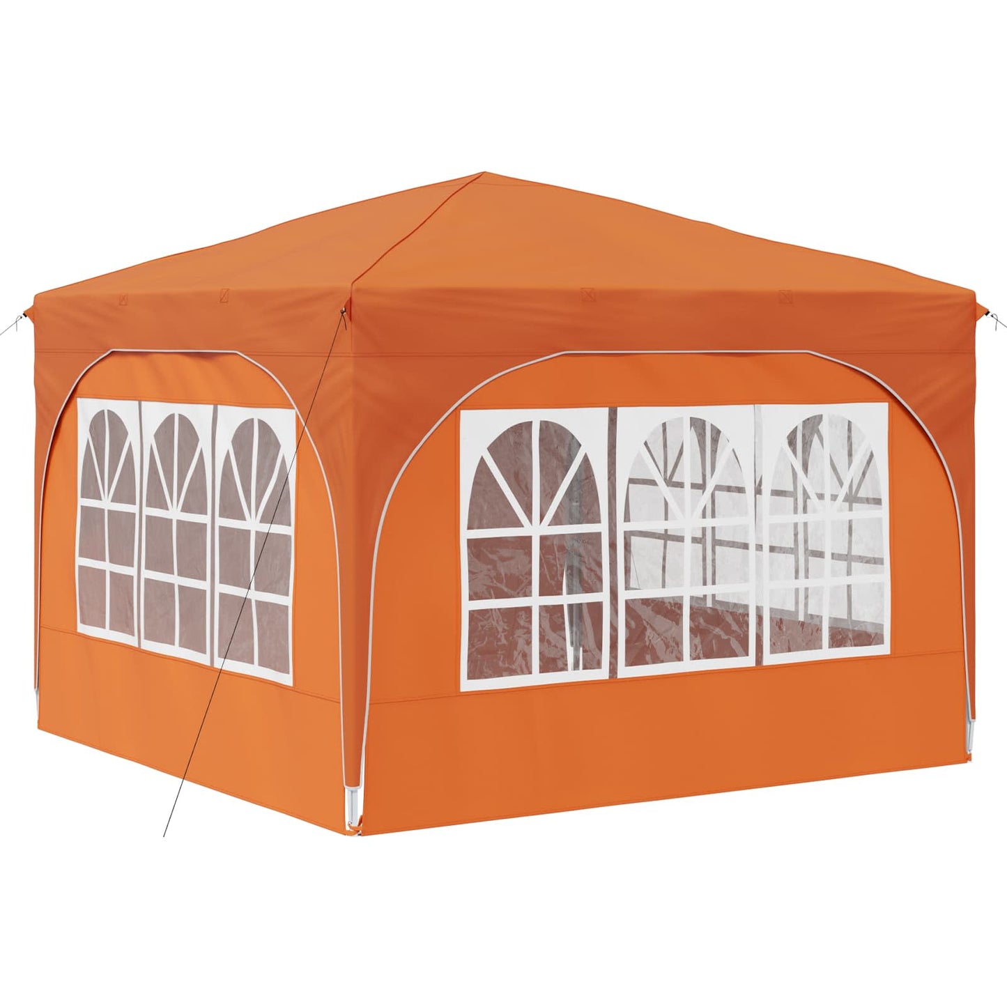 Pop-up Festtelt 290 x 290 x 245 cm Oransje