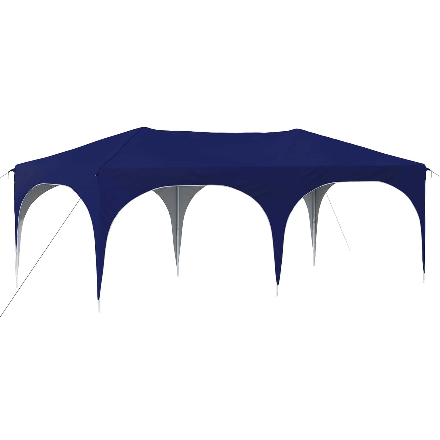 Pop-up Festtelt 575 x 288 x 245 cm Blå Oxford Stoff