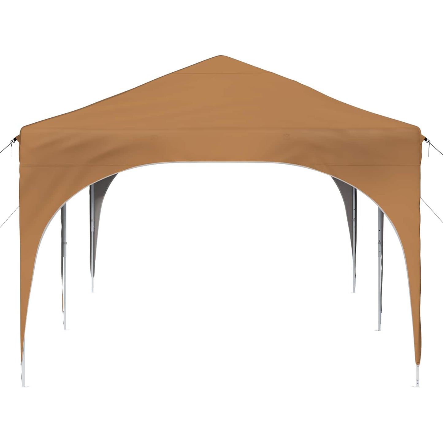 Pop-up Festtelt 575 x 288 x 245 cm Beige Oxford Stoff