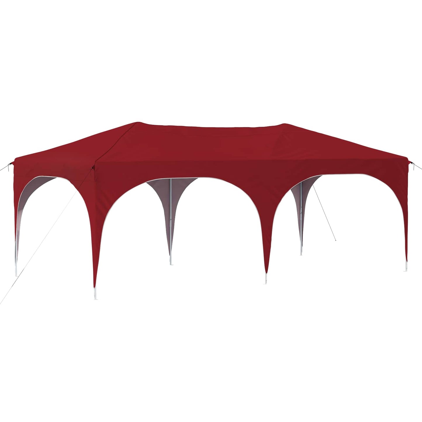 Pop-up Festtelt 575 x 288 x 245 cm Burgunder Oxford Stoff