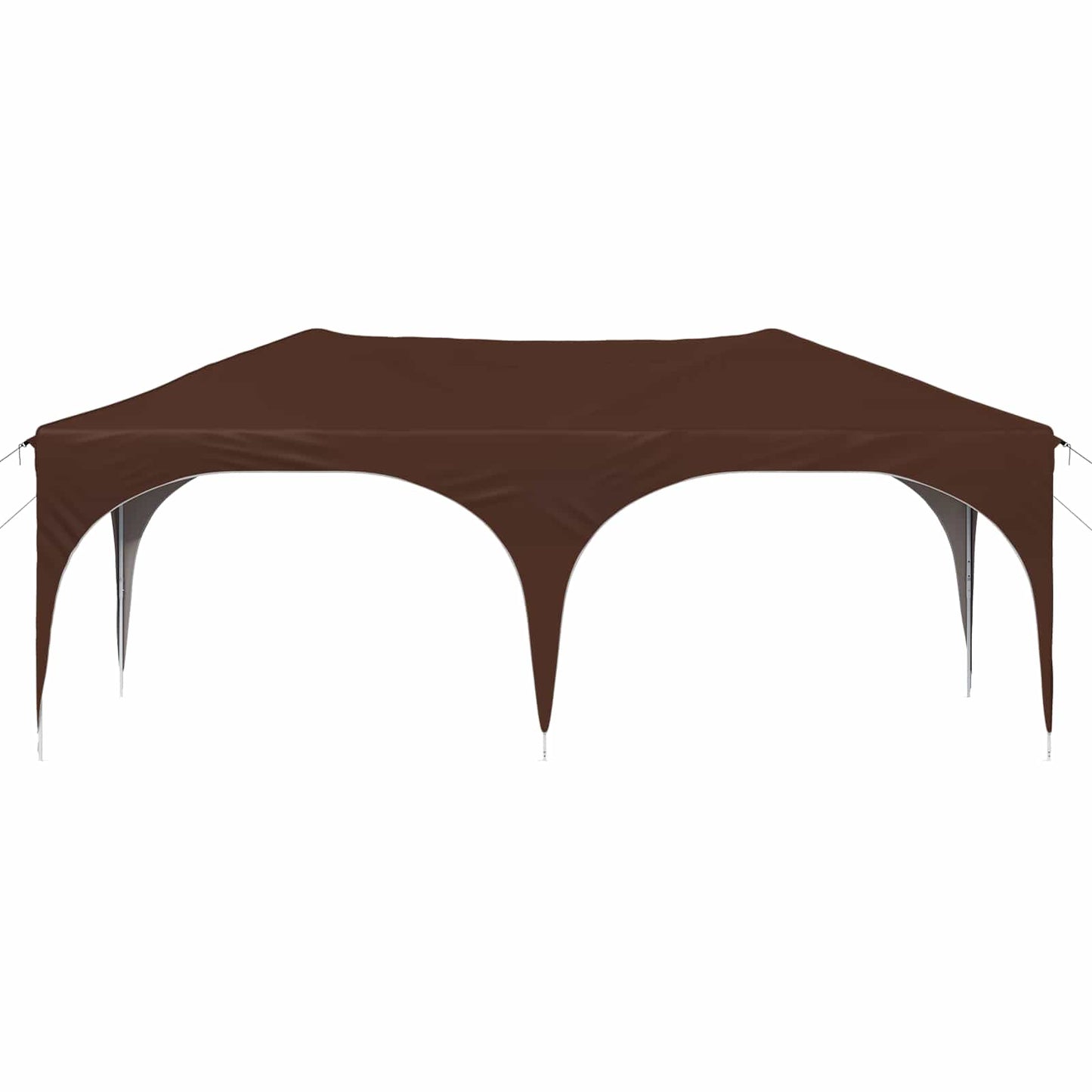 Pop-up Festtelt 575 x 288 x 245 cm Brun Oxford Stoff