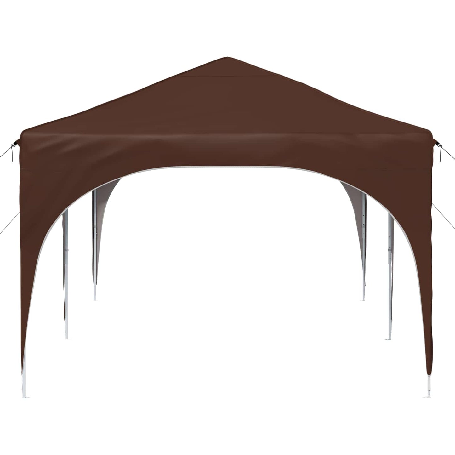Pop-up Festtelt 575 x 288 x 245 cm Brun Oxford Stoff