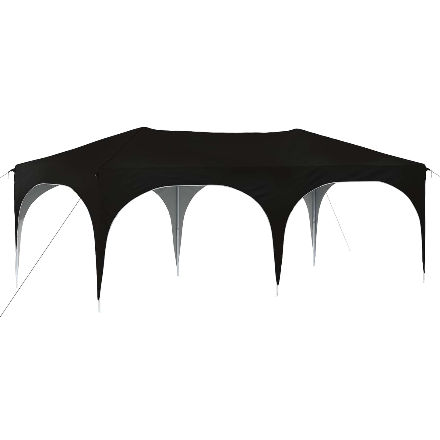 Pop-up Festtelt 575 x 288 x 245 cm Svart Oxford Stoff