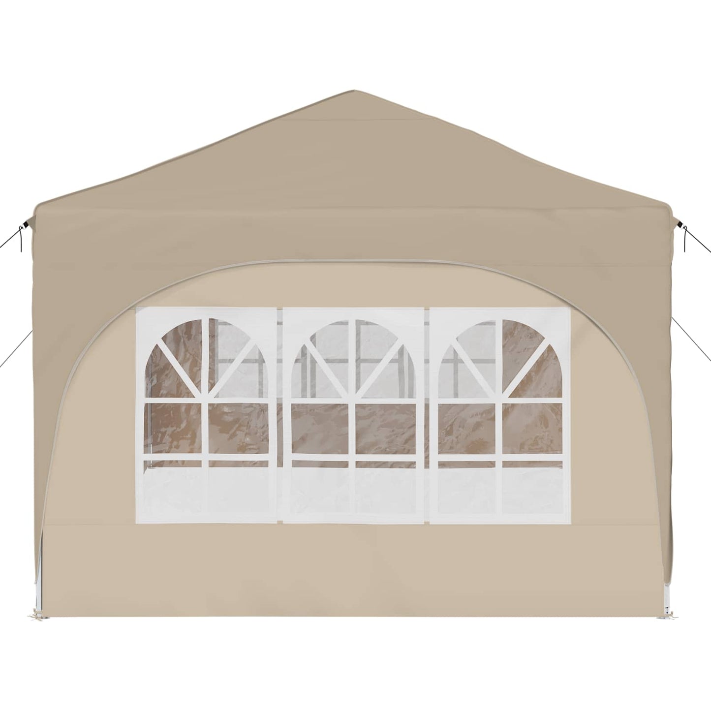 Pop-up Festtelt 575 x 288 x 245 cm Krem Oxford Stoff