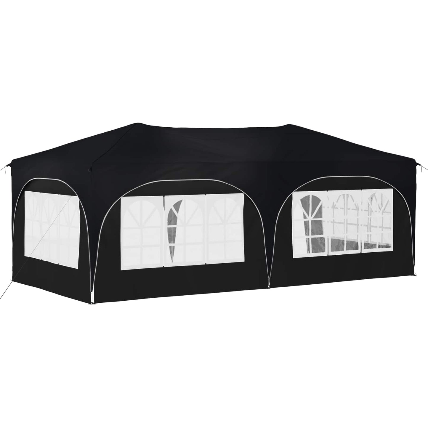 Pop-up Festtelt 575 x 288 x 245 cm Antrasitt Oxford Stoff