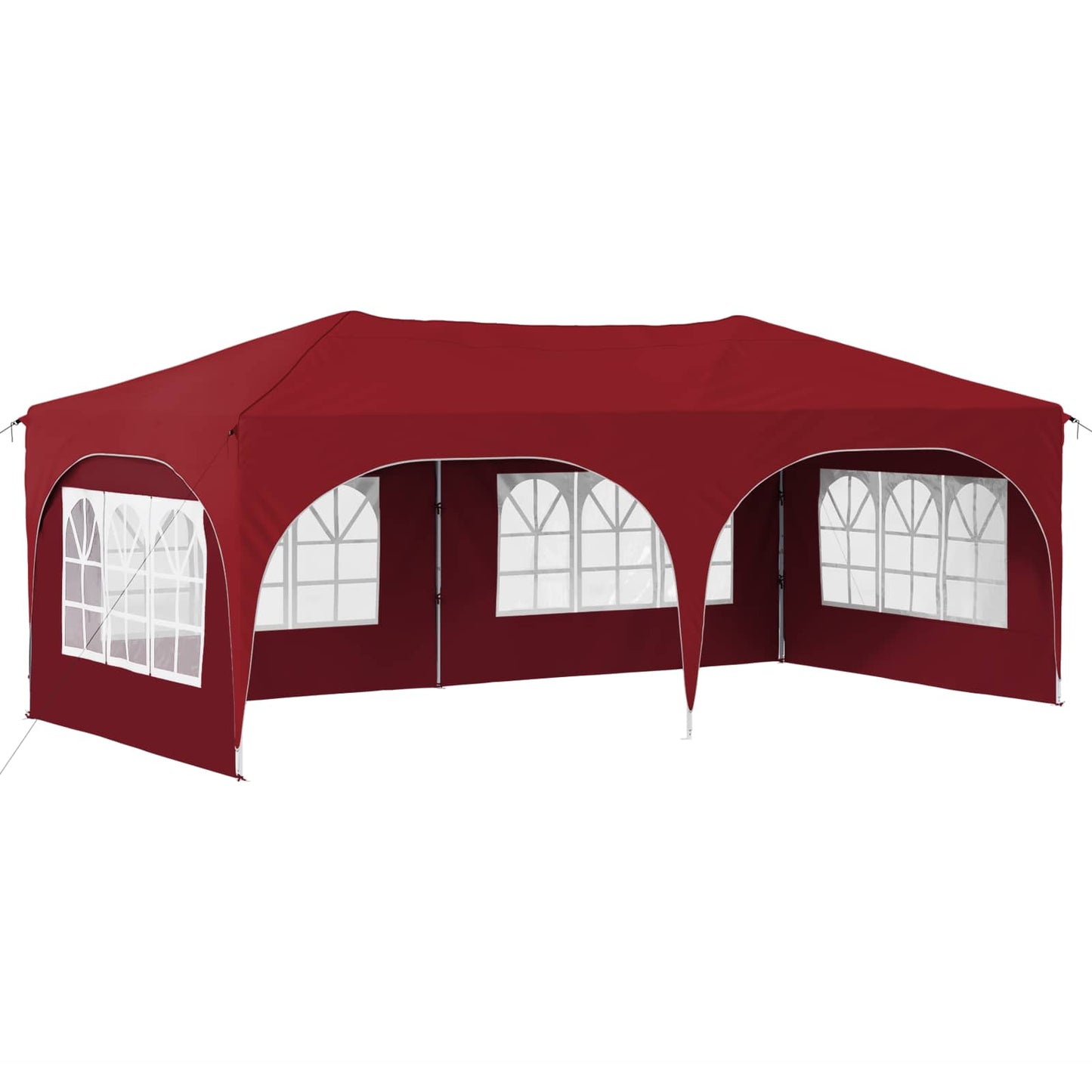 Pop-up Festtelt 575 x 288 x 245 cm Burgunder Oxford Stoff