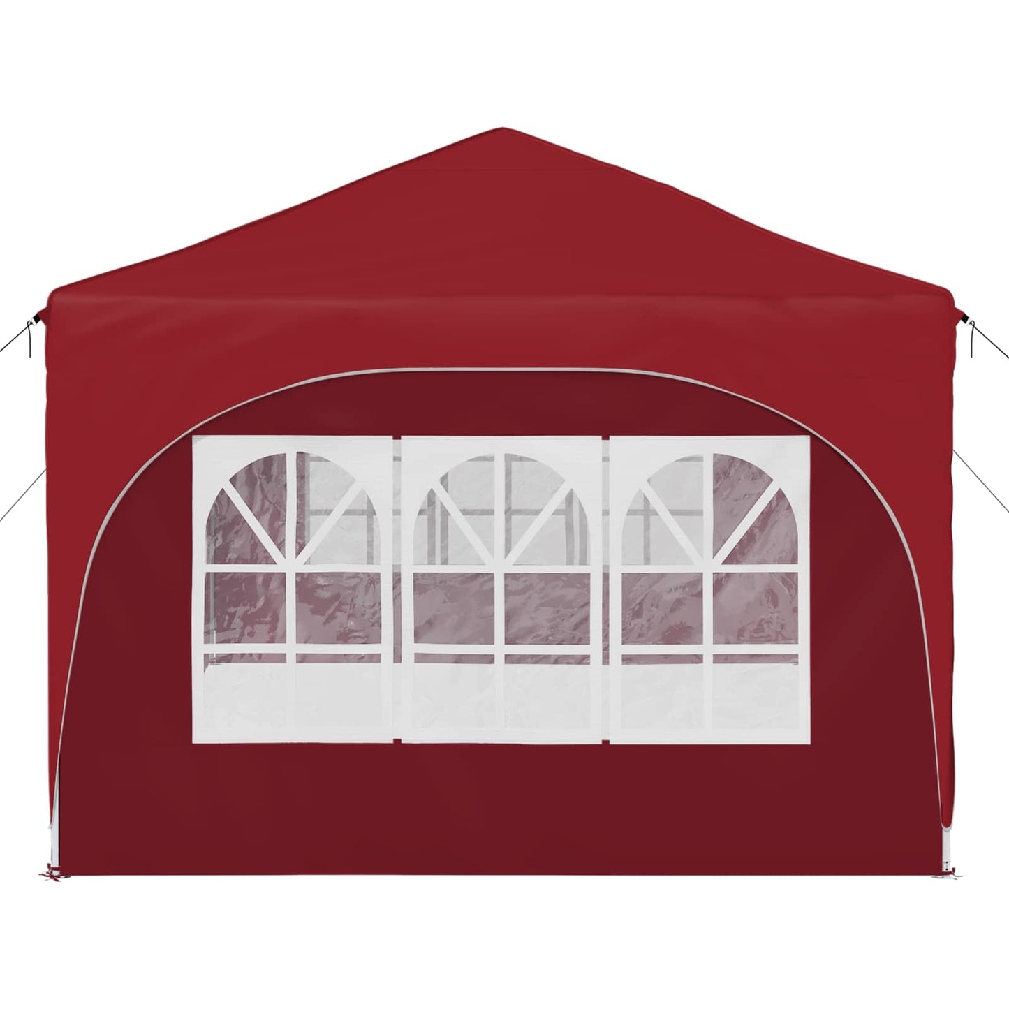 Pop-up Festtelt 575 x 288 x 245 cm Burgunder Oxford Stoff