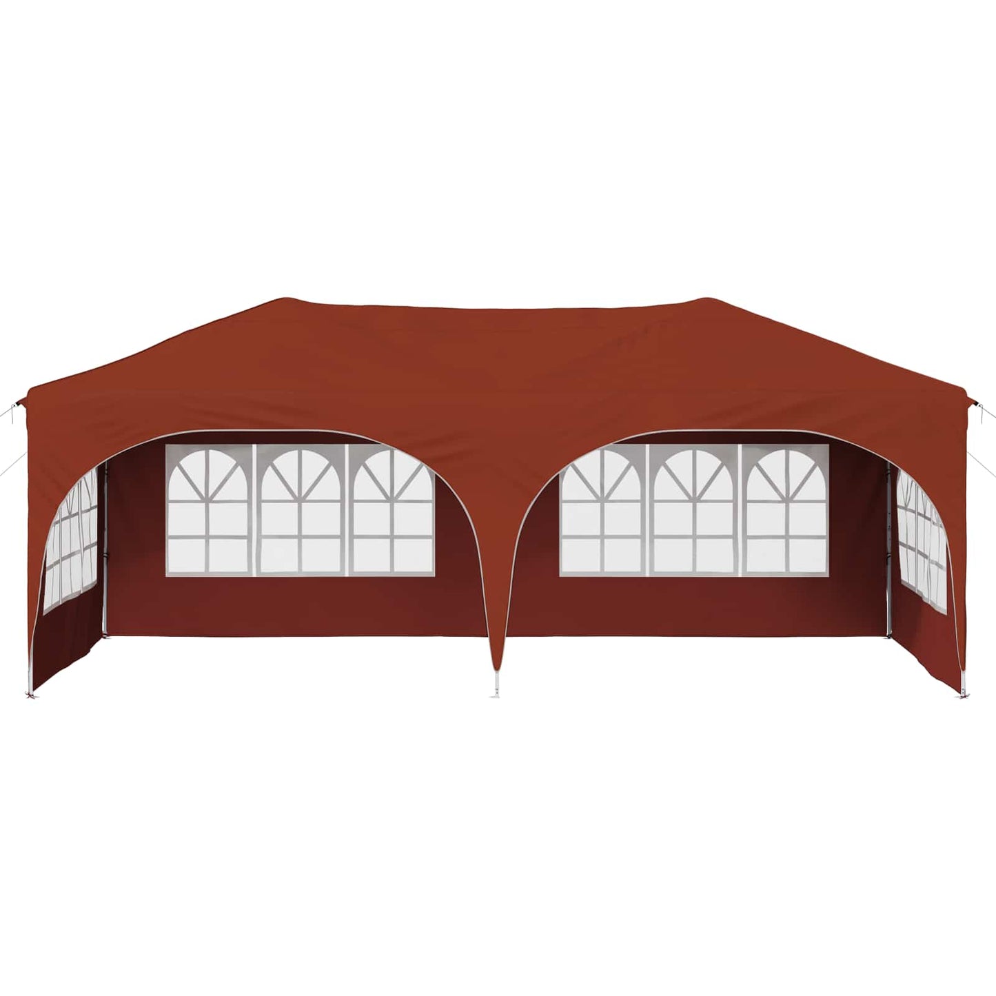 Pop-up Festtelt Terrakotta 575 x 288 x 245 cm Oxford Stoff