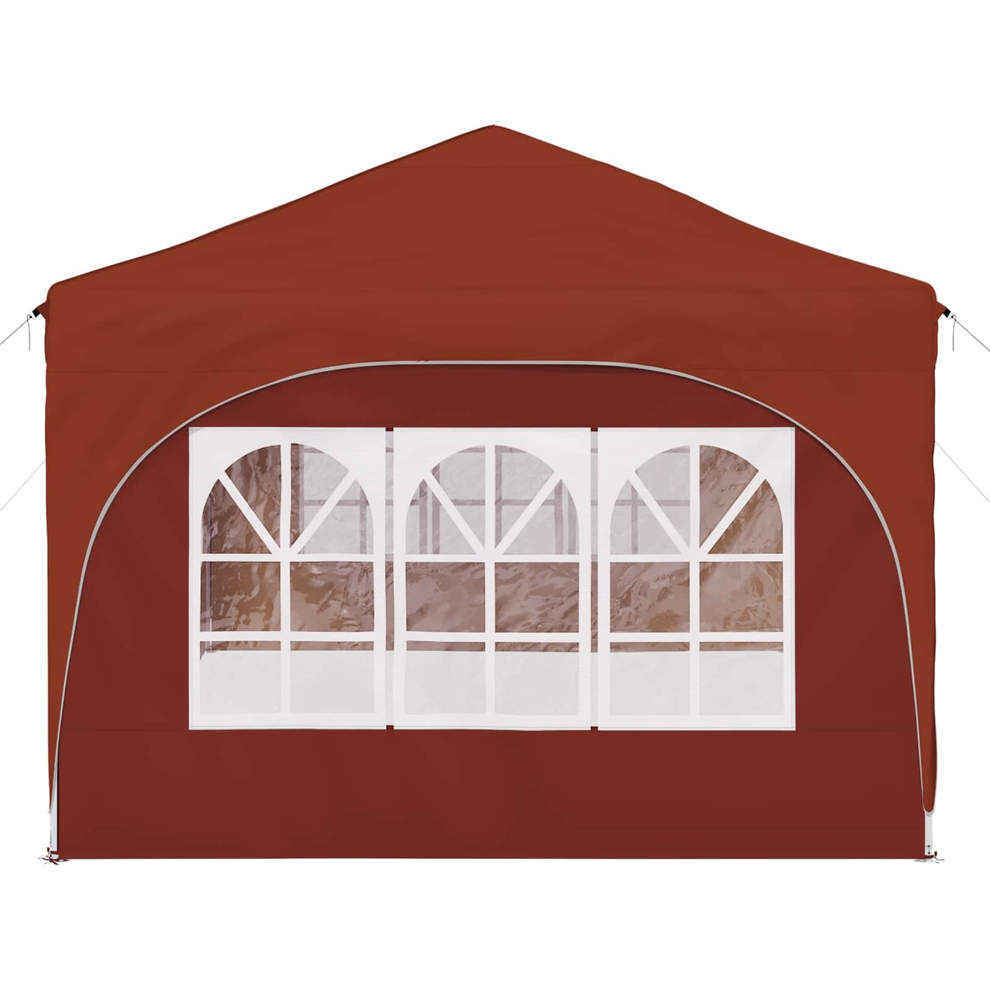 Pop-up Festtelt Terrakotta 575 x 288 x 245 cm Oxford Stoff