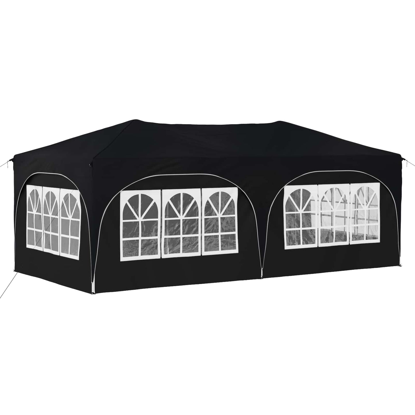 Pop-up Festtelt 575 x 288 x 245 cm Antrasitt Oxford Stoff