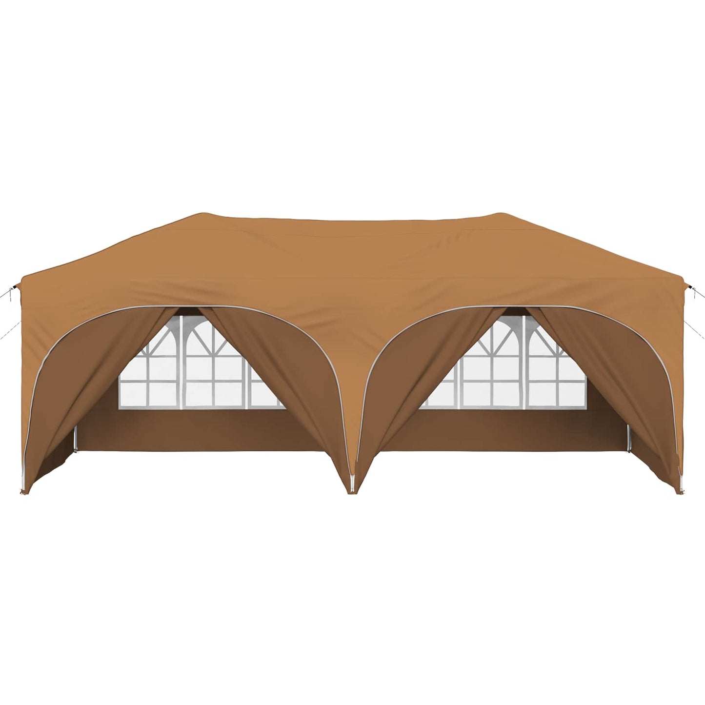 Pop-up Festtelt 575 x 288 x 245 cm Beige Oxford Stoff
