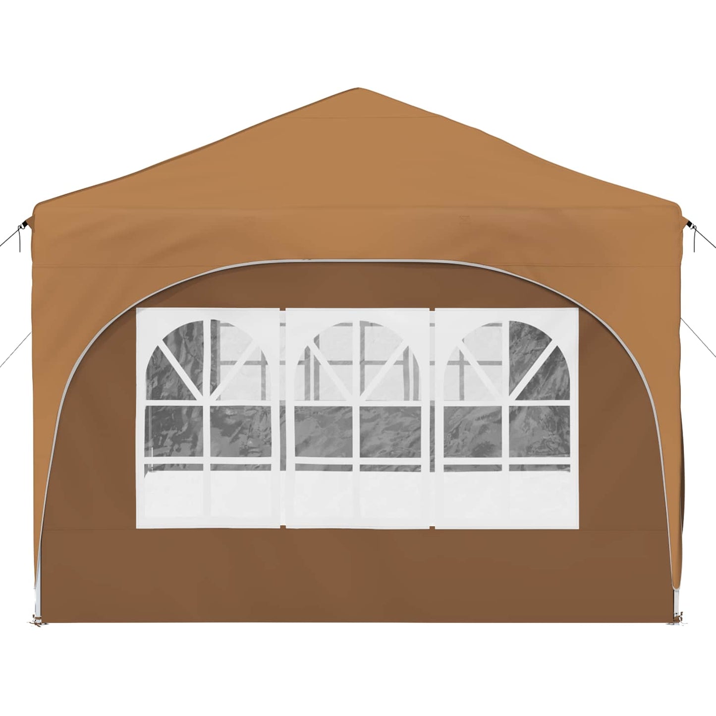Pop-up Festtelt 575 x 288 x 245 cm Beige Oxford Stoff