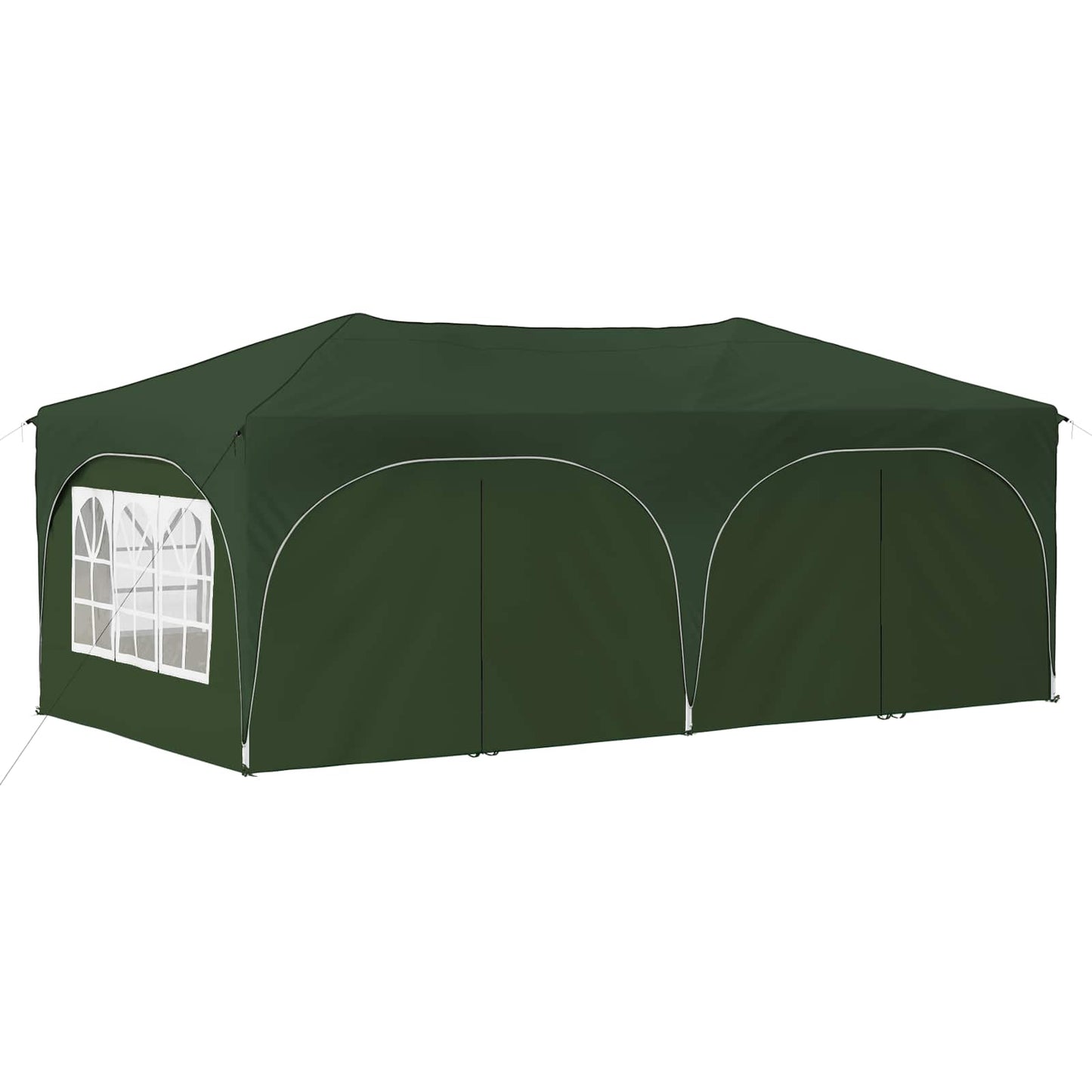 Pop-up Festtelt 575 x 288 x 245 cm Grønn Oxford Stoff