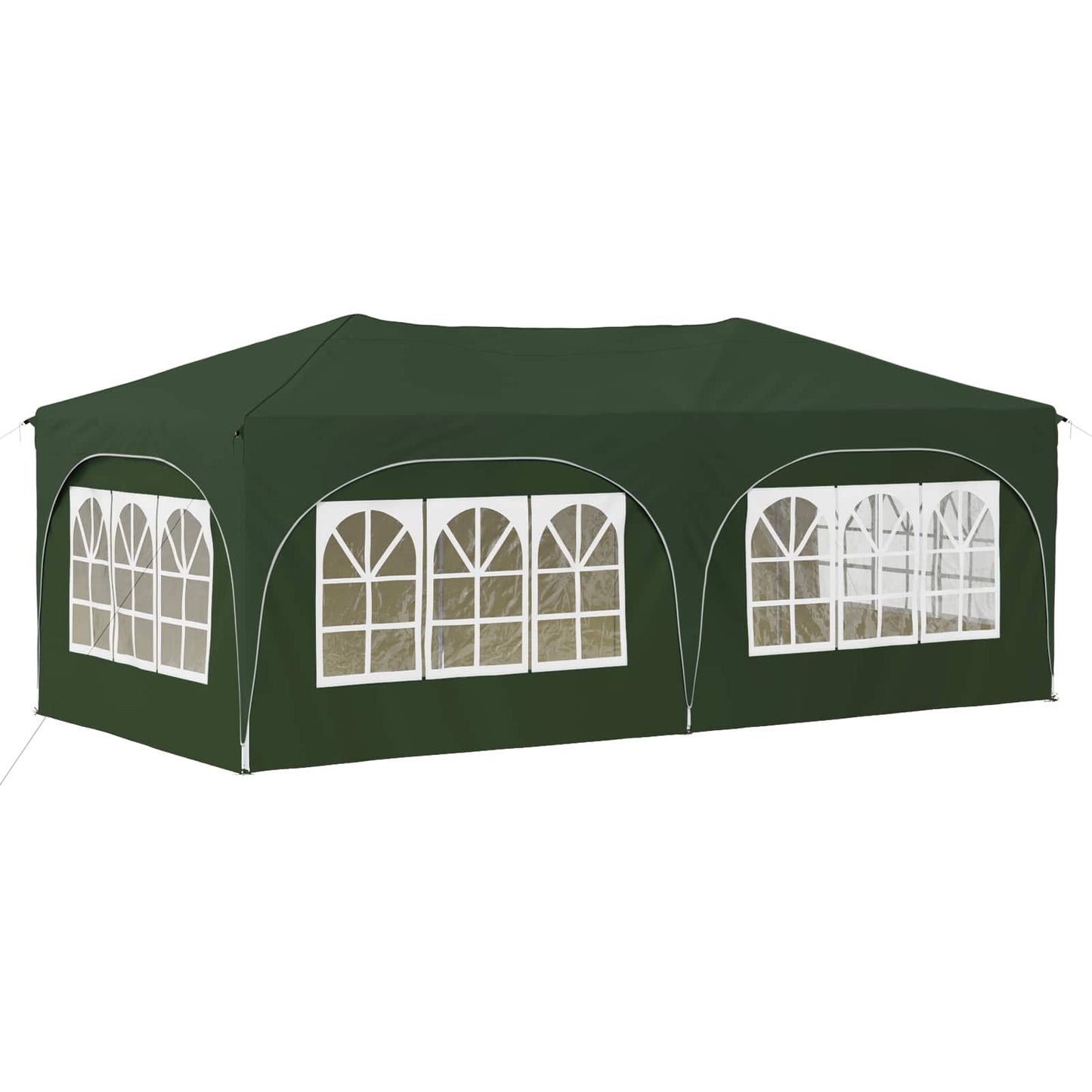 Pop-up Festtelt 575 x 288 x 245 cm Grønn Oxford Stoff