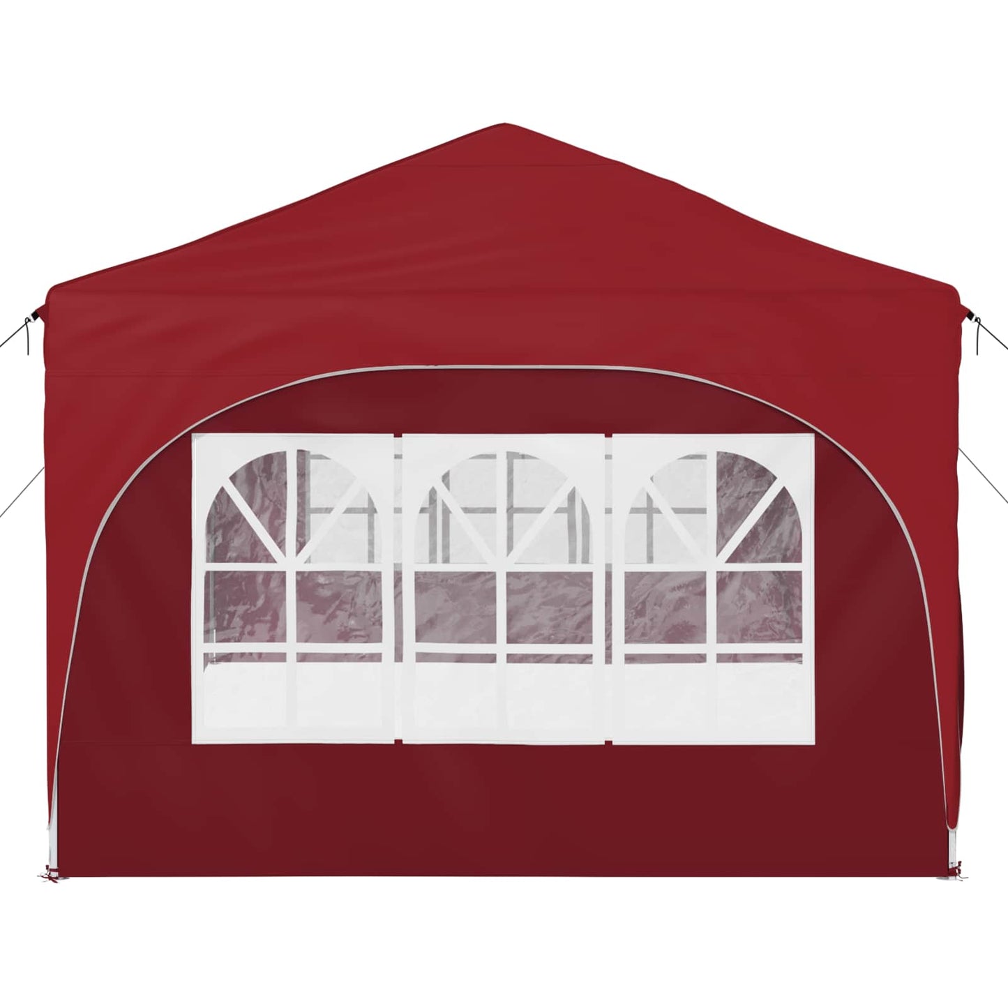 Pop-up Festtelt 575 x 288 x 245 cm Burgunder Oxford Stoff