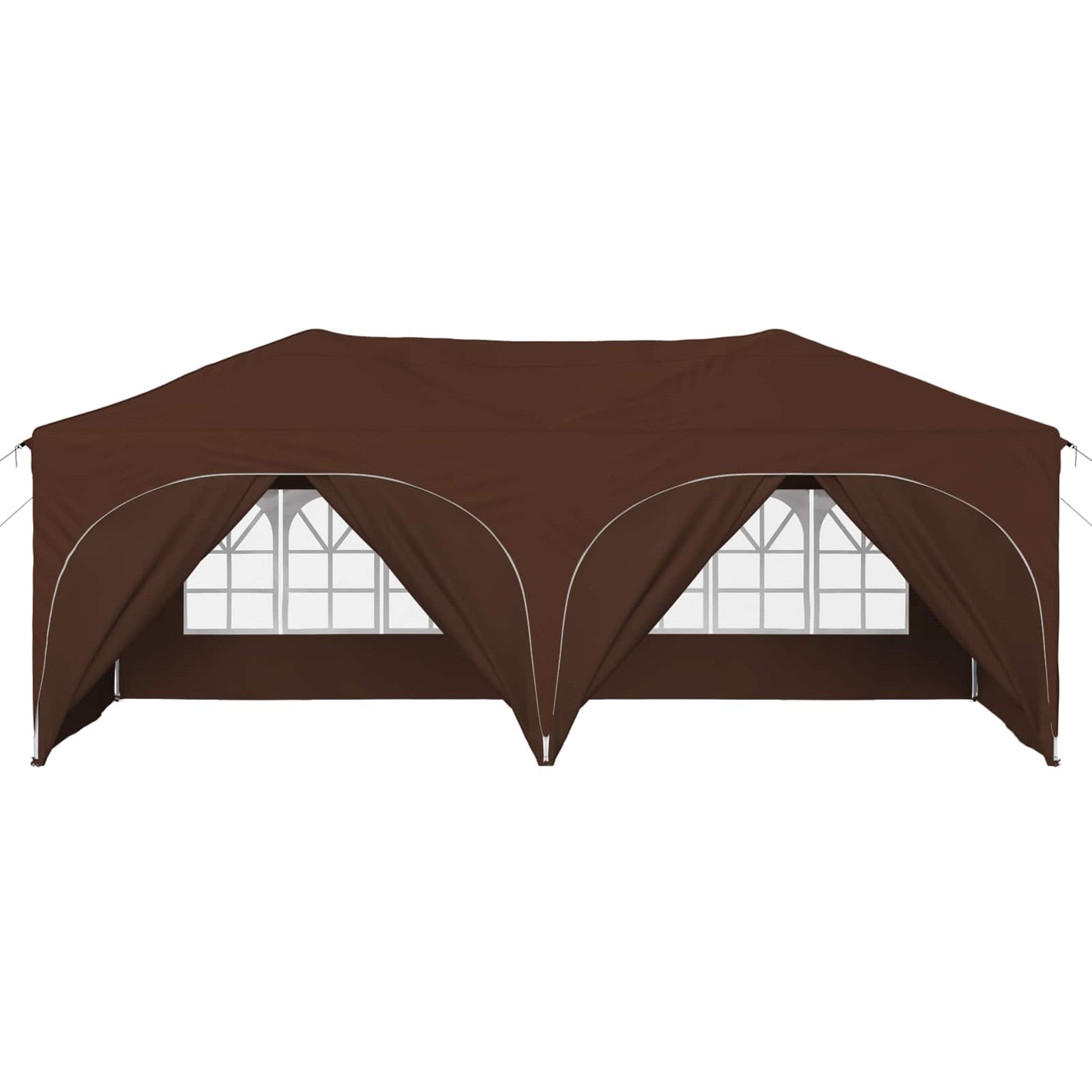 Pop-up Festtelt Brun 575 x 288 x 245 cm Oxford Stoff