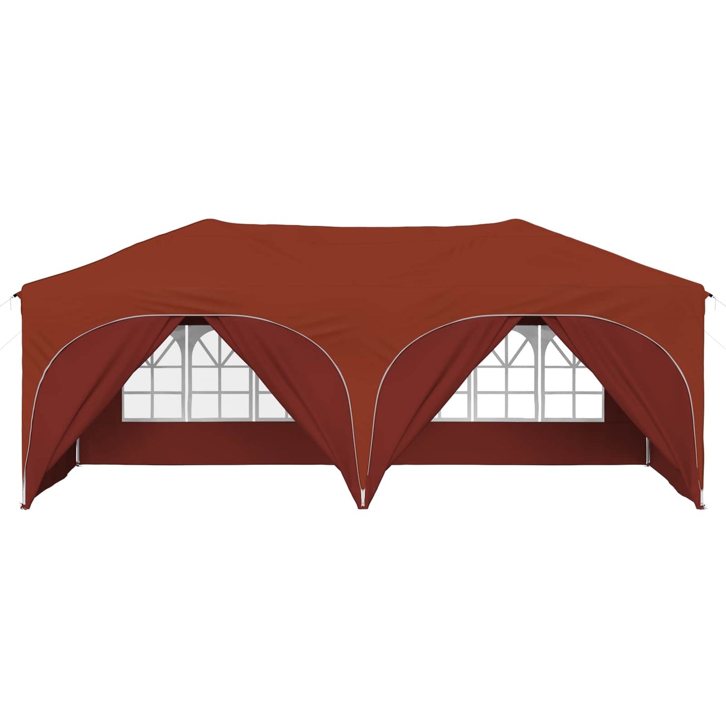Pop-up Festtelt Terrakotta 575 x 288 x 245 cm Oxford Stoff