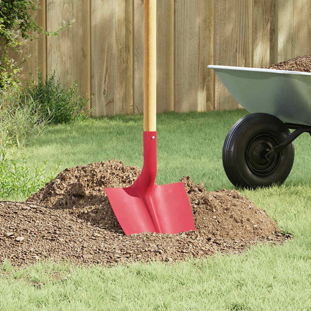 Spadehode Rød 39,5 x 27,5 cm Pulverlakkert stål