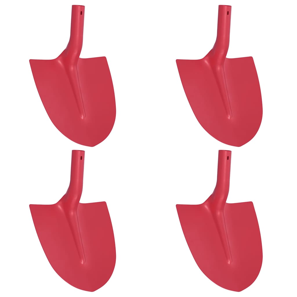 Spadehode 4 pcs Rød 39,5 x 27,5 cm Pulverlakkert stål