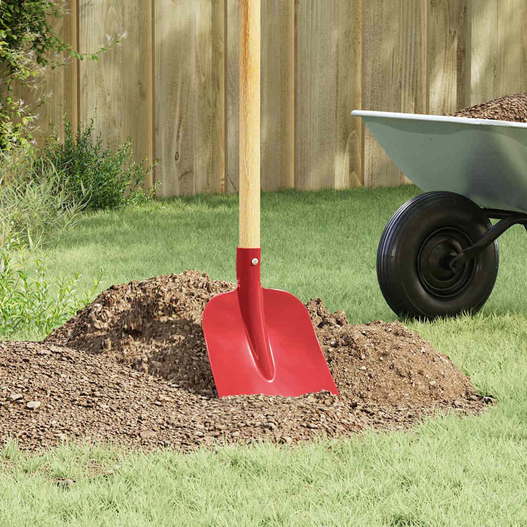Spadehode 4 pcs Rød 32 x 24,5 cm Pulverlakkert stål