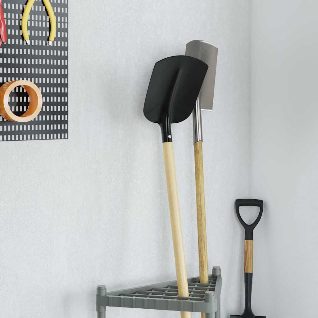 Spadehode 4 pcs Svart 34,5 x 24 cm Pulverlakkert stål